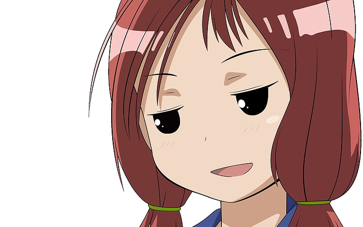 HD wallpaper: red-haired female anime character, saki, takei hisa, girl,  cute | Wallpaper Flare