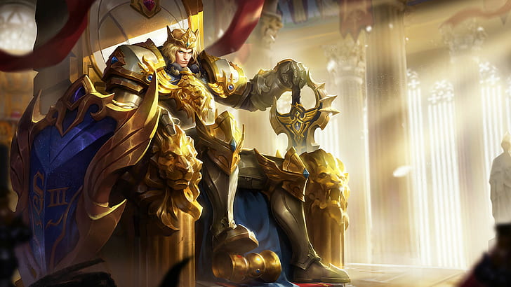 King Of Glory Hero Arthur Now Apply 12% Of The Actual Damage To The Enemy Heroes Skin Pictures Hd Wallpapers 1920×1080, HD wallpaper
