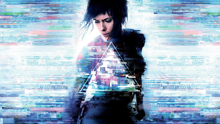 female anime character digital wallpaper, Ghost in the Shell