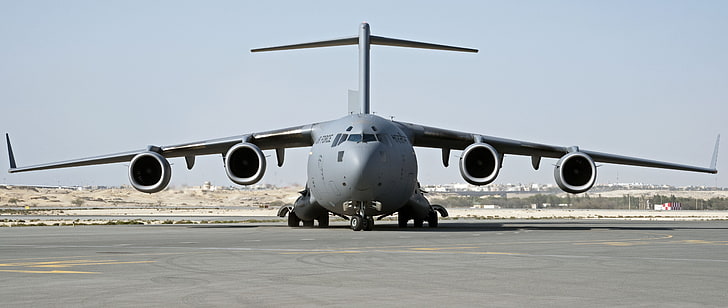 4948x2092 px, Boeing C, Indian Air Force, air vehicle, airplane, HD wallpaper