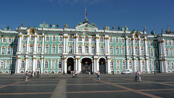 Russia   St Petersburg   Winter Palace 1096, architecture, built structure, HD wallpaper