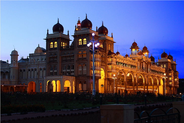 Palaces, Mysore Palace, India, Karnataka State, HD wallpaper