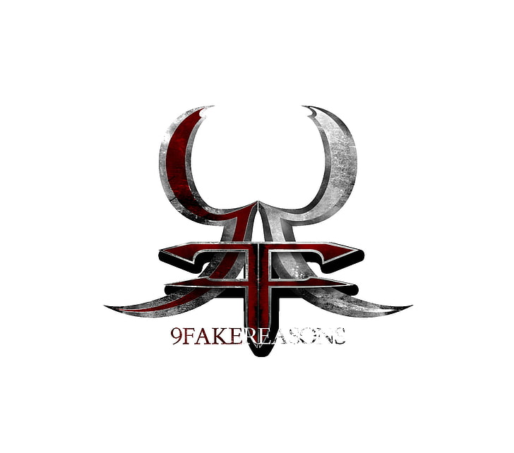 9 fake reasons logo, musician, alternative metal , guitar, text