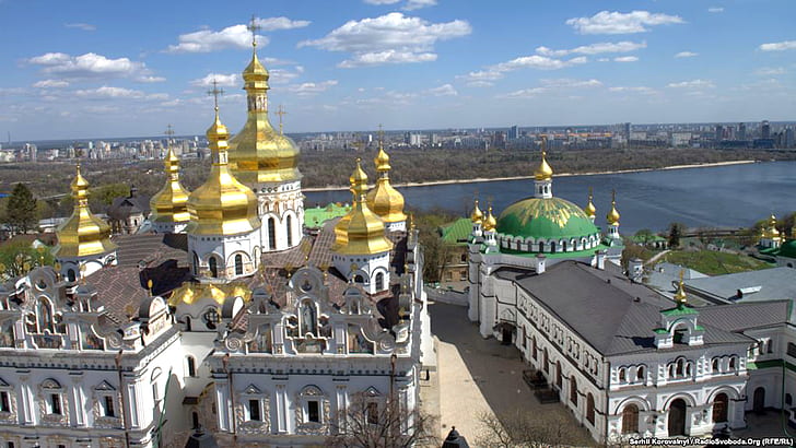 Kiev Pechersk Lavra, Also Known As The Monastery Of The Caves, HD wallpaper