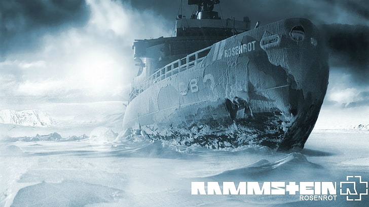 Band (Music), Rammstein, Album, Germany, Ice, Ship, Shipwreck, HD wallpaper