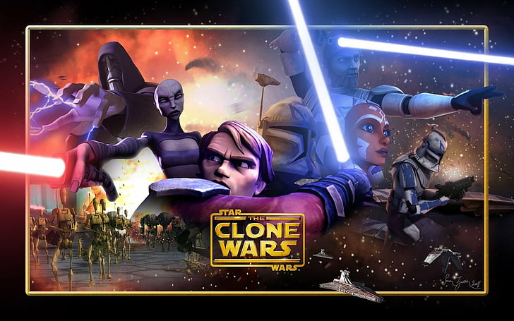 Star Wars, Star Wars: The Clone Wars, Ahsoka Tano, Anakin Skywalker, HD wallpaper