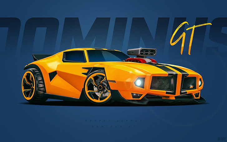 Dominus GT, Psyonix, render, Rocket League, video games, HD wallpaper