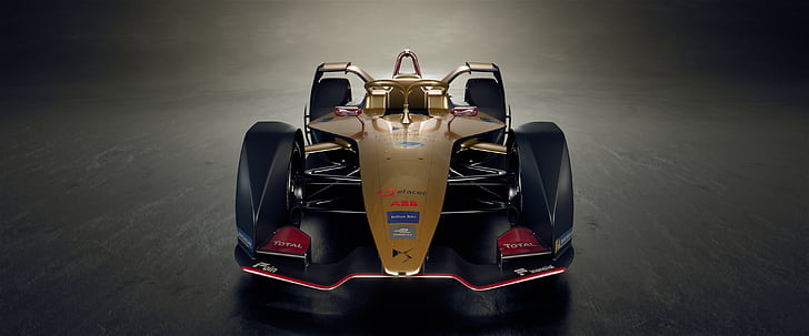 DS E-Tense FE 19, Formula E racing car, 4K