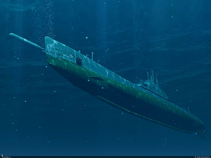 submarine, military, vehicle, underwater