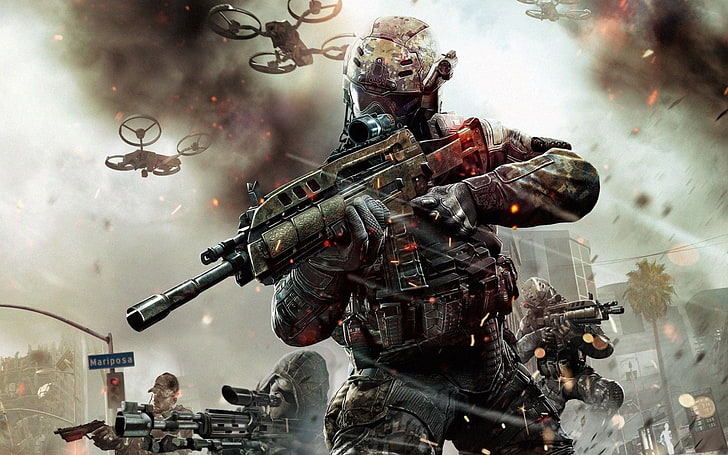 game application digital wallpaper, Call of Duty: Black Ops, video games