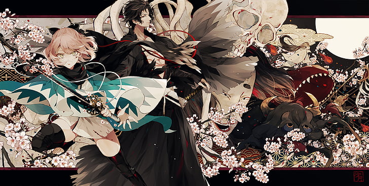 Fate Series, Fate/Grand Order, Hijikata Toshizou, Okita Souji, HD wallpaper