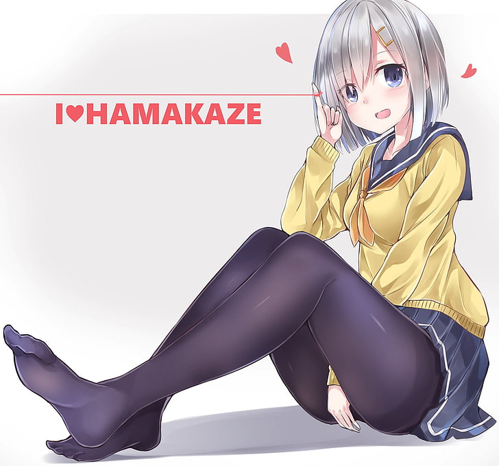 anime, anime girls, Kantai Collection, Hamakaze (KanColle)