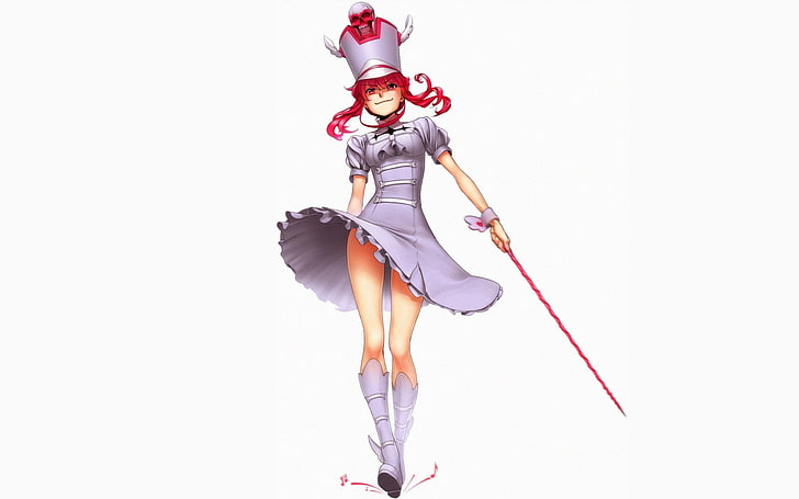red-haired female anime character, Kill la Kill, Jakuzure Nonon, HD wallpaper