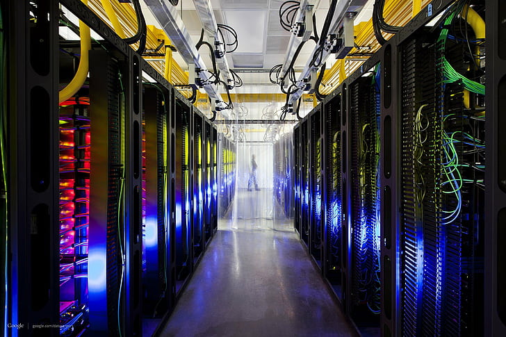 google datacenter server network, network server, technology