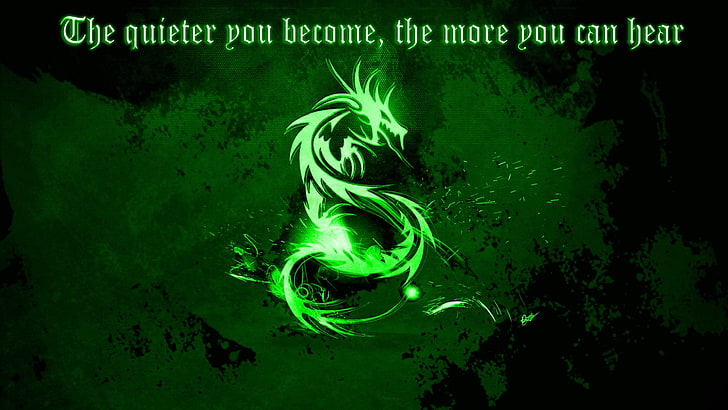 The Lord of the Rings DVD case, dragon, quote, green color, no people, HD wallpaper