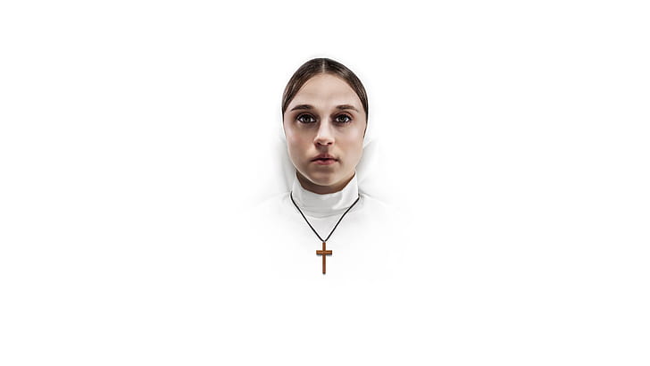 the nun, movies, 2018 movies, hd, poster, art, Taissa Farmiga, HD wallpaper