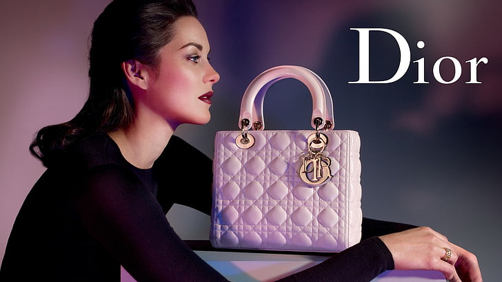 Marion Cotillard, Dior, women, face, profile, actress, celebrity, HD wallpaper