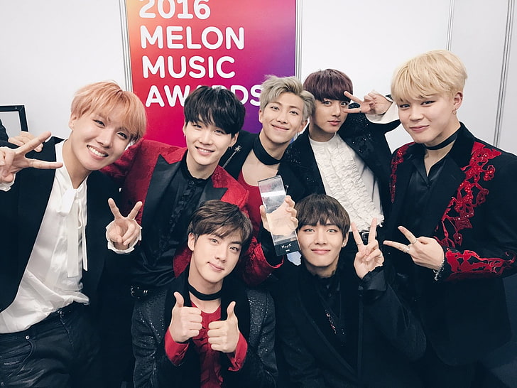 Music, BTS, group of people, friendship, communication, smiling, HD wallpaper