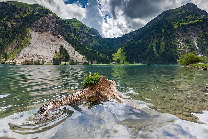 mountains, lake, Austria, The 