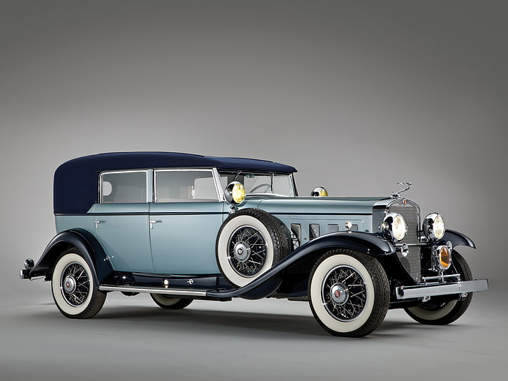 1930, cadillac, convertible, luxury, retro, sedan, sixteen