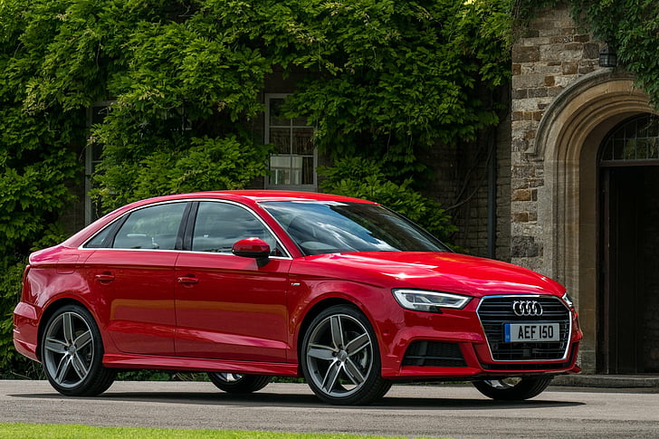 Audi, Audi A3, Car, Red Car, Vehicle