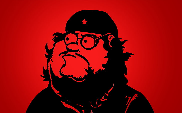 Che Guevara Family Guy stencil, illustration, human Face, men, HD wallpaper