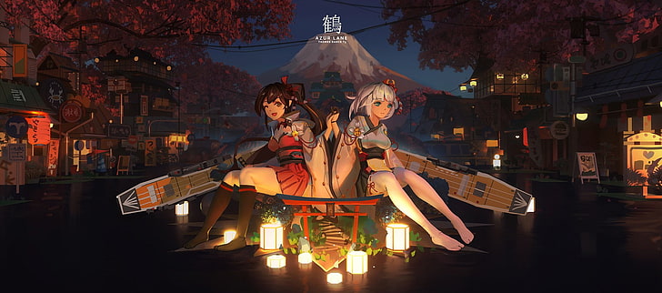 Anime, Azur Lane, Shoukaku (Azur Lane), Zuikaku (Azur Lane), HD wallpaper