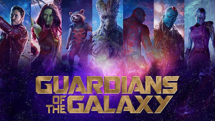 star lord gamora rocket raccoon drax the destroyer yondu udonta guardians of the galaxy marvel cinematic universe the groot nebula