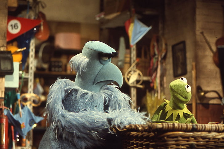 kermit the frog the muppet show sam the eagle 1600x1062  Animals Frogs HD Art, HD wallpaper
