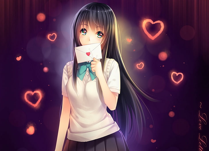 Pick a card, pretty, playing card, dress, girl, anime, HD wallpaper | Peakpx