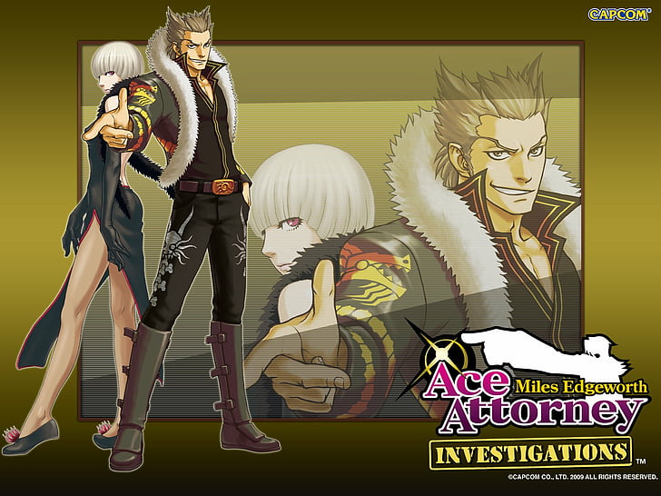 Ace Attorney, Ace Attorney Investigations: Miles Edgeworth, HD wallpaper