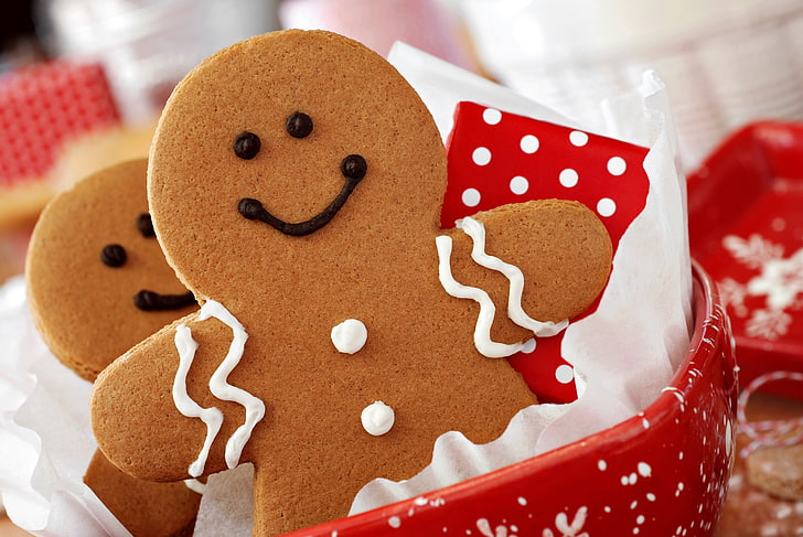 gingerbread men cookie, christmas, new year, holiday, sweets