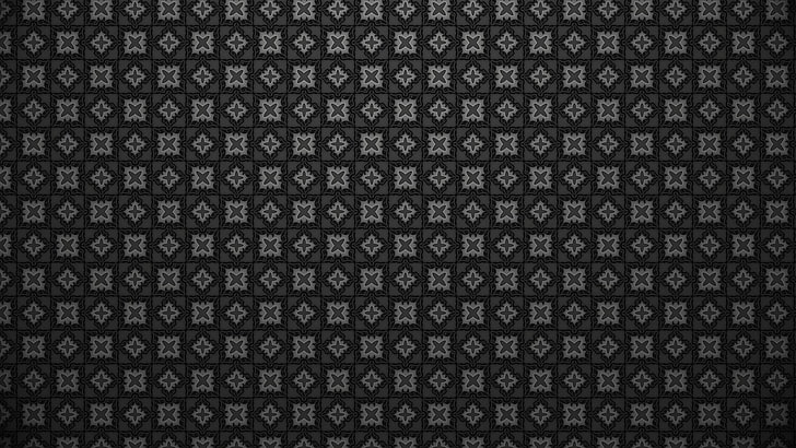 black and gray background, pattern, monochrome, backgrounds, full frame, HD wallpaper