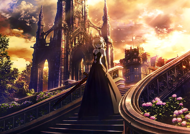 anime, anime girls, Saber Alter, Fate/Stay Night, Fate Series