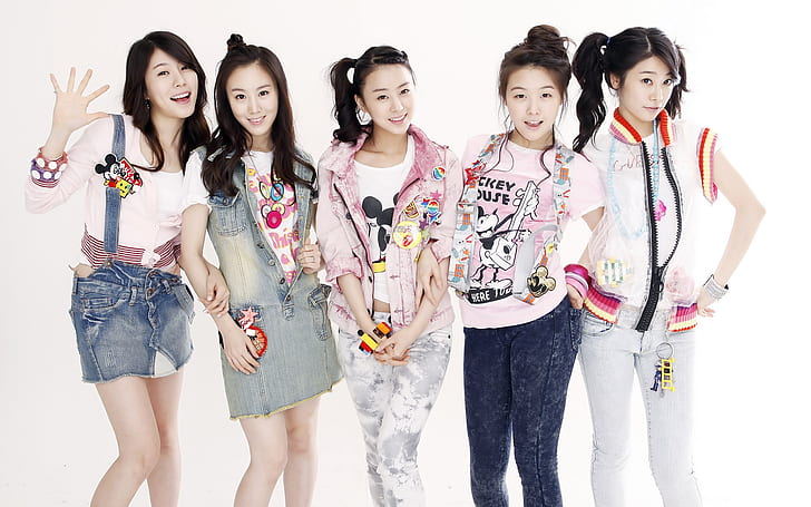 Girl's Day, Korea music girls 04, girl group, HD wallpaper