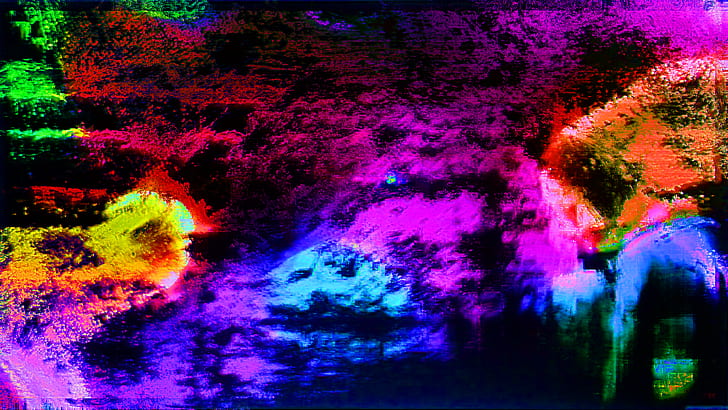 glitch art, LSD, abstract, HD wallpaper
