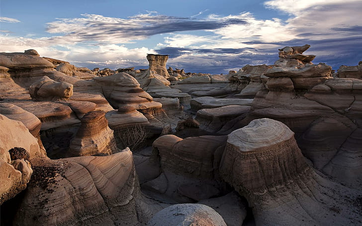 Bisti Badlands New Mexico, travel and world, HD wallpaper