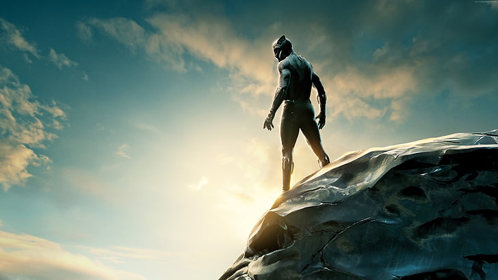 Chadwick Boseman, 5K, Black Panther, sky, cloud - sky, one person, HD wallpaper