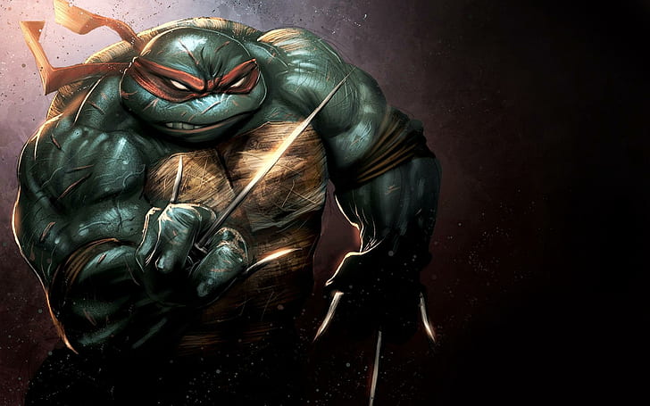 Raphael Teenage Mutant Ninja Turtles, teenage mutant ninja turtle rafael poster, HD wallpaper
