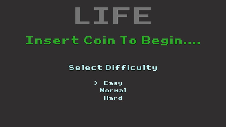 Life game application screenshot, video games, humor, 8-bit, text
