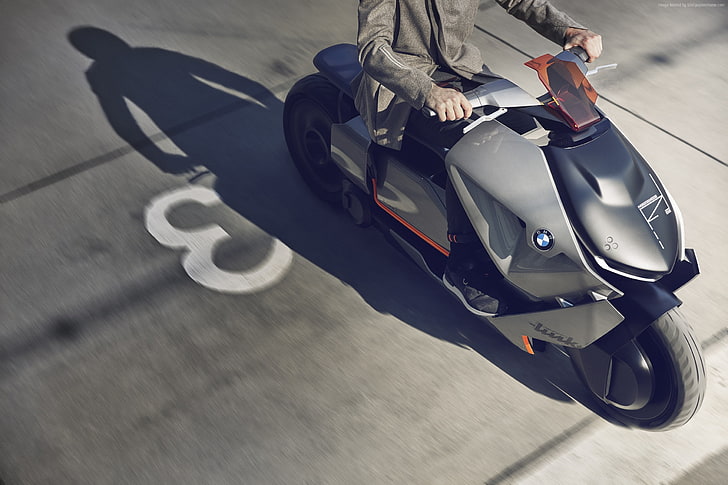 HD, 4K, BMW Motorrad, Electric bike, Concept Link, HD wallpaper