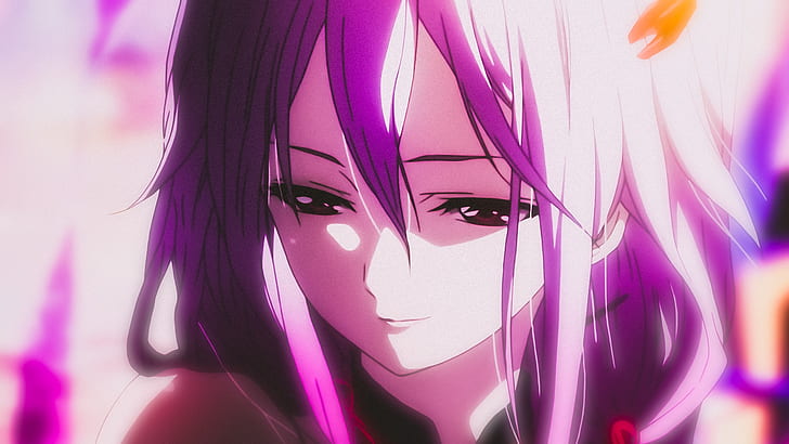 HD wallpaper: Anime, Guilty Crown, Inori Yuzuriha, Purple Hair, Red Eyes |  Wallpaper Flare