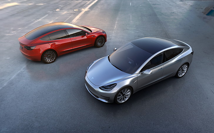 electric cars, Elon Musk, sedan, Tesla Model 3 Prototype
