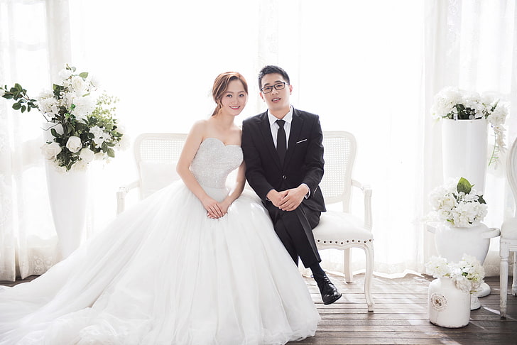 weddings, Beijing, newlywed, bride, event, celebration, wedding dress, HD wallpaper