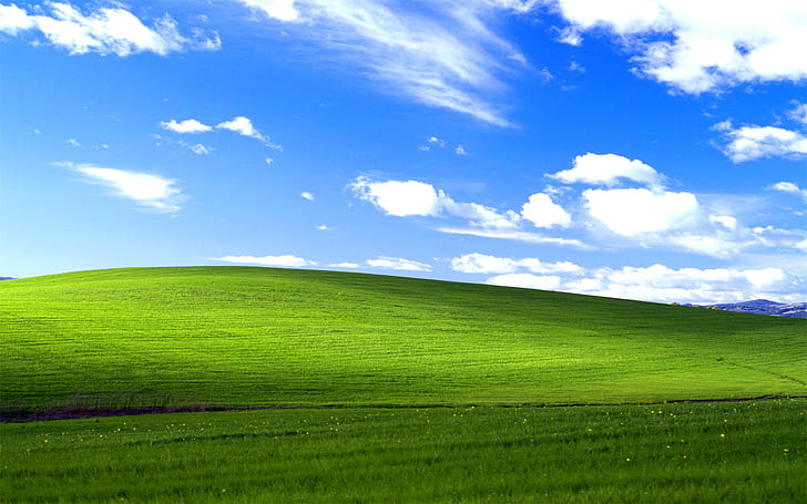 Windows XP Bliss HD, nature, landscape