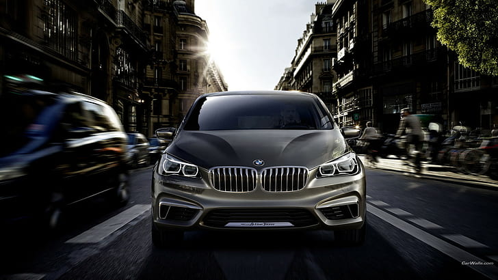 BMW Active, car, vehicle, HD wallpaper