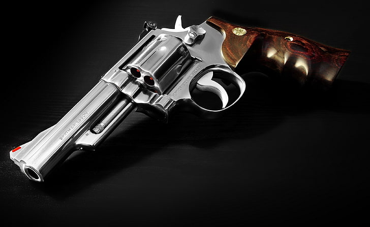 gun, weapon, revolver, Smith & Wesson, Smith and Wesson, HD wallpaper