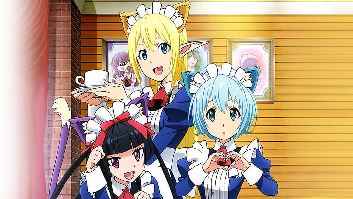 anime girls, Gate: Jieitai Kanochi nite Kaku Tatakaeri, Rory Mercury, HD wallpaper