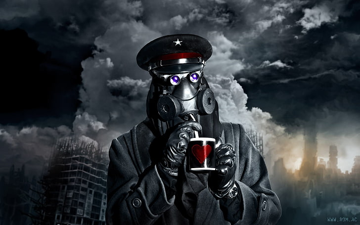 Romantically Apocalyptic, Vitaly S Alexius, smoke - physical structure, HD wallpaper