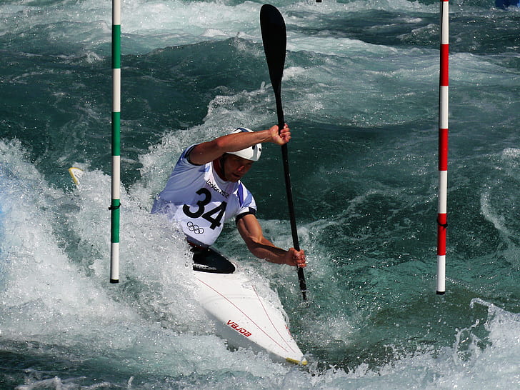Sports, Whitewater slalom, HD wallpaper
